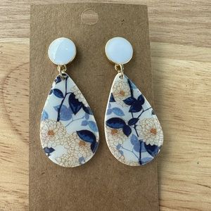 Polymer clay earrings.